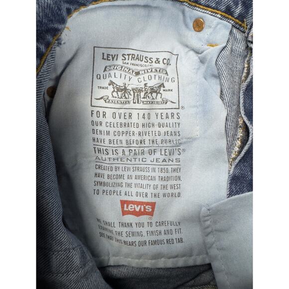 Vintage‎ Levi’s 550 Women’s Relaxed Fit Tapered Leg Jeans Size 7 Med USA 1998 - Picture 6 of 12